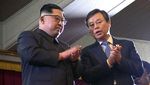Gaya Kim Jong Un Nikmati Konser Bintang K-Pop di Pyongyang