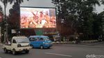 Foto-foto Gatot dan Narasi Patriotik dalam Videotron di Malang