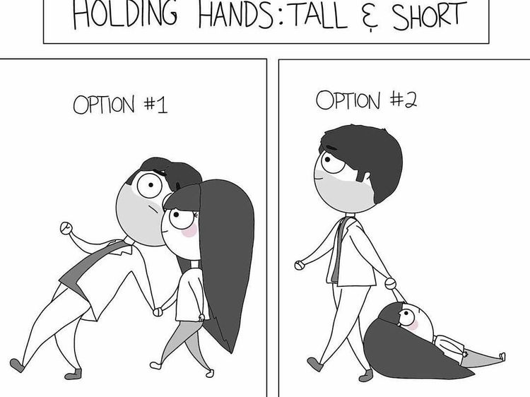10 Meme Lucu Gambarkan Suka Duka Punya Tinggi Badan Pas-pasan