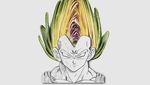 Keren! Seniman Ini Lukis Rambut Pakai Aneka Makanan