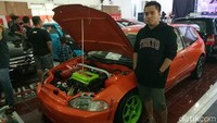 Ferry mengaku keikutsertaannya dalam ajang Indonesia Automodified (IAM) seri kedua di Banyuwangi ini untuk memberikan semangat masyarakat Banyuwangi untuk ikut serta dalam ajang ini.  Foto: Ardian Fanani/detikOto