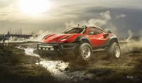 Ferrari 488 ala offroad