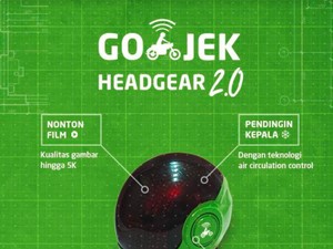 Helm Futuristik Go-Jek Bikin Tercengang