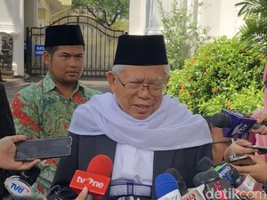 Maruf Amin Siap Jadi Cawapres, Mahfud Serahkan ke Jokowi