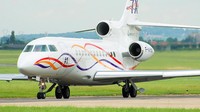 Putin juga diduga punya 58 pesawat berbeda termasuk Dassault Falcon. Ini bukan pesawat Putin, tapi kira-kira bentuknya seperti ini. Istimewa/Business Insider.