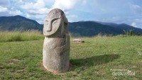 Patung-patung megalith ini diperkirakan pemujaan bagi nenek moyang. Patung tertinggi berukuran 4 meter, tetapi kebanyakan berukuran 1,5-2,5 meter (Bambang Prijombodho/detikTravel)