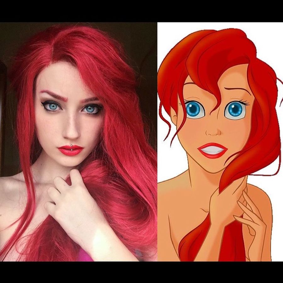 Wajah Mirip Karakter Disney Model Ini Cocok Jadi Ariel Hingga Fiona