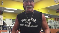 Hulk Hogan yang merupakan mantan pegulat profesional World Wrestling Entertainment (WWE) juga masih membagikan fotonya saat berolahraga ke tempat kebugaran. (Foto: Instagram/hulkhogan)