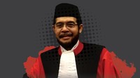 Anwar Usman terpilih sebagai Ketua MK menggantikan ketua sebelumnya, Arief Hidayat. Sementara Aswanto terpilih sebagai Wakil Ketua MK. Keduanya terpilih melalui voting dengan perolehan lima suara.  (Foto: Luthfy Syahban/detikcom)
