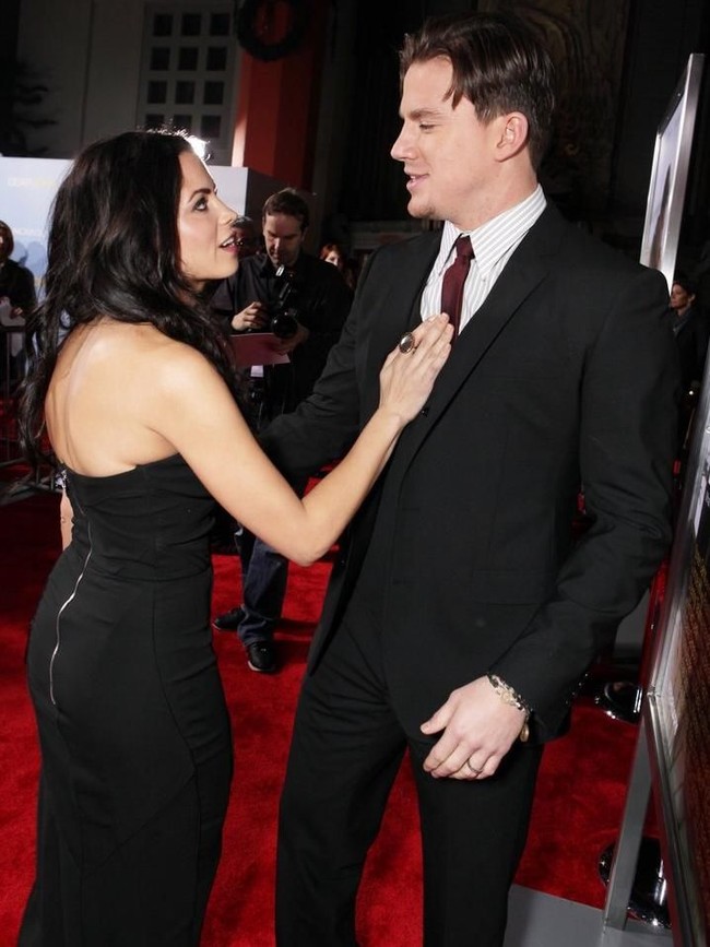 Inilah momen Channing dan Jenna di red carpet di awal pernikahan mereka. Foto: dok. Getty Images