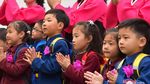 Penasaran Seperti Apa Anak-anak di Korut Sekolah? Lihat Fotonya
