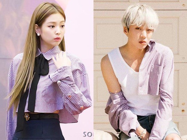 Pemotretan majalah Korea juga sering menampilkan para artis pria pakai baju wanita. Salah satunya Kang Seungyoon WINNER yang mengenakan kemeja crop top. Baju itu bahkan pernah terlihat dipakai rekan satu labelnya, Jenny BLACKPINK dalam sebuah acara. Foto: Istimewa