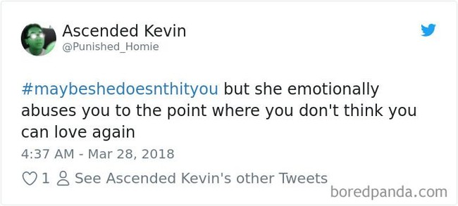 Tekanan mental membuat pria ini tidak yakin apakah bisa mencintai orang lagi. Foto: Dok. Boredpanda