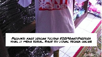 Foto: Kaos Sablon #2019GantiPresiden. (Dok Instagram)