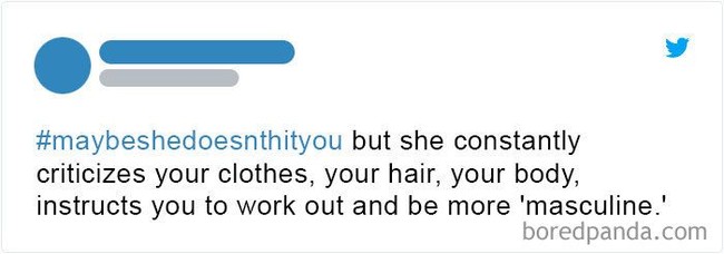 Pria yang terus-menerus dikritik penampilannya seperti pakaian yang jelek, rambut dan tubuh tidak menarik, dan menuntut agar penampilannya lebih maskulin juga bisa merasa rendah diri dan tersakiti. Foto: Dok. Boredpanda