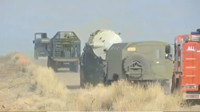 Russian Defence Ministry test-launched Russias new anti-ballistic missile at Sary-Shagan testing range in Kazakhstan.