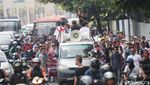 PKL Tanah Abang Geruduk dan Gelar Lapak di Ombudsman