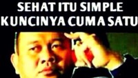 Seperti kutipan atau quote soal kesehatan yang satu ini. Sehat itu simple kuncinya cuma satu, jangan sakit. Benar apa yang Cak Lontong bilang, maka itu, untuk menjaga kesehatannya, seseorang harus menjalani pola hidup serta pola makan yang baik. Foto: Internet 