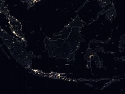 Wajah Gelap Indonesia Dilihat dari Luar Angkasa
