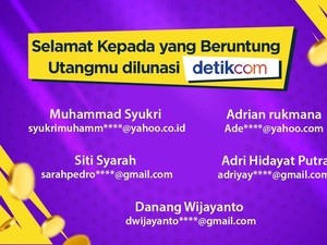 Selamat! Ini Dia Pemenang Program detikcom Lunasi Utangmu