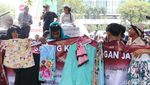 PKL Tanah Abang Geruduk dan Gelar Lapak di Ombudsman