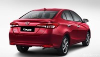 Kombinasi lampu belakang Vios juga sudah menggunakan LED dan memiliki desain yang selaras dengan desain body secara keseluruhan.