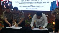 Cegah Praktik Korupsi, Kapolri-Menpan RB Bangun Zona Integritas
