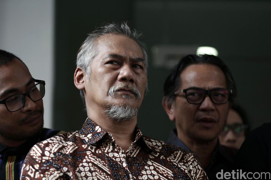 Tio Pakusadewo saat ditemui di Polda Metro Jaya.