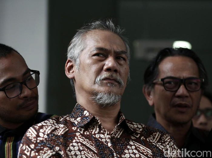 Tio Pakusadewo saat ditemui di Polda Metro Jaya.