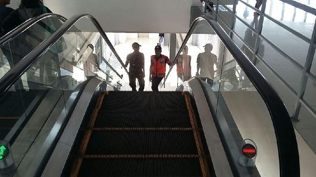 Penampakan Eskalator Horor di Stasiun Duri Yang Sempat Viral