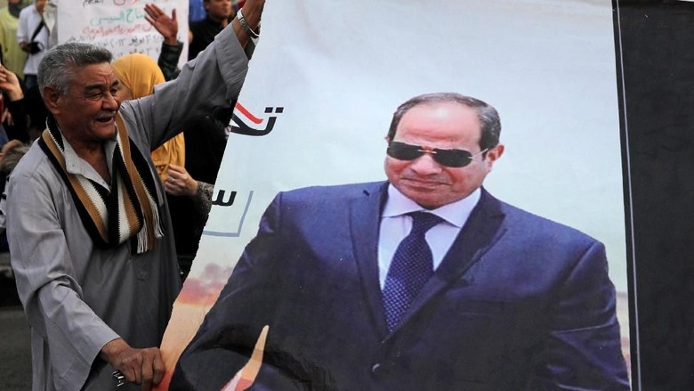 Raih 97 Persen Suara, Al-Sisi Menang Telak di Pilpres Mesir Raih 97 Persen Suara, Al-Sisi Menang Telak di Pilpres Mesir