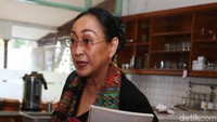 Sukmawati saat ditemui di kawasan Cikini, Jakarta Pusat pada Rabu (4/4). Pool/Ismail/detikFoto.
