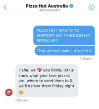 Bikin Haru! Putus Cinta, Wanita Ini Dikirimi Pizza Gratis dari Pizza Hut