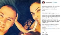 Rasa syukur Channing Tatum bisa memiliki Jenna Dewan dan si kecil Everly. (Dok. Instagram/channingtatum)