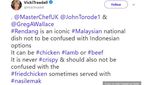 Tanggapi Klaim Rendang Ayam Renyah, Netizen Balas dengan Meme Kreatif
