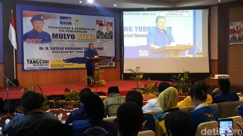 Datang ke Bojonegoro, SBY Wajibkan Calon Demokrat Menang 
