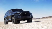 Karlmann King. Mobil ala Batman ini dibanderol lebih dari USD 3 juta atau Rp 40-an miliar. Mobil didesain ala pesawat tempur siluman dari Timur Tengah. Dengan sabetan harganya itu, Karlmann atau raja SUV ini diberikan gelar mobil SUV termahal di dunia. Memang cukup unik sih bila dilihat dari luarnya. Karlmann King dibekali dengan mesin 6.8 L V10, 396-bhp, sama dengan milik Ford F-550. Untuk transmisinya, SUV ini disediakan dengan versi matik dengan 6-percepatan. Sehingga, mobil mampu melaju dengan kecepatan 140 km per jam. Foto: Karlmann King