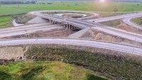 Km 579 Simpang susun Ngawi. Pool/Ditjen Bina Marga Kementerian PUPR.