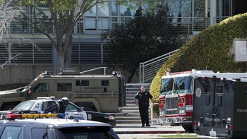 Penembakan ini terjadi pada sekitar pukul 12.45 waktu lokal, saat kebanyakan karyawan YouTube tengah makan siang di bagian belakang bangunan. Foto: Reuters