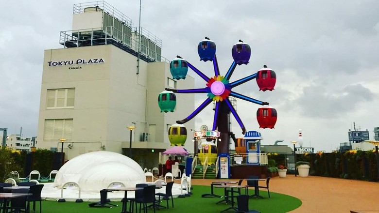 Bianglala rooftop terakhir di Tokyo (Instagram) Bianglala rooftop terakhir di Tokyo (Instagram)