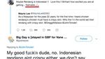 Tanggapi Klaim Rendang Ayam Renyah, Netizen Balas dengan Meme Kreatif