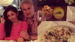 Sweet! Ini 10 Pose Romantis Baby Margaretha dan Suami Saat Makan