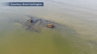 Garlington pertama kali mendengar tentang kapal uap itu dari saudara iparnya yang merupakan seorang pilot. Saudaranya itu melihat bangkai kapal saat menerbangkan helikopter di atas area tersebut.   (Foto: Dok. Brent Garlington via Fox News)