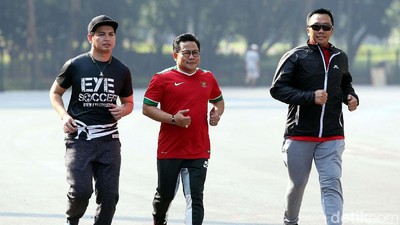 Menpora dan Cak Imin Olahraga Bersama di GBK