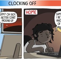 Meski lebih santai, bekerja di rumah bisa membuat orang menunda menyelesaikan tugasnya. Karena itu, saat orang-orang kantoran sudah mau pulang, mereka malah sering baru mulai bekerja. Foto: Emma Murray/Toggl