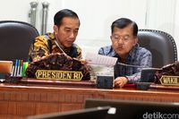 Presiden Jokowi dan Wapres Jusuf Kalla.