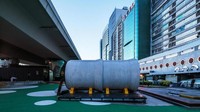 Inilah pipa beton yang biasanya untuk saluran air, namun didesain menjadi tempat tinggal warga maupun disewakan untuk hotel (James Law Cybertecture/CNN)