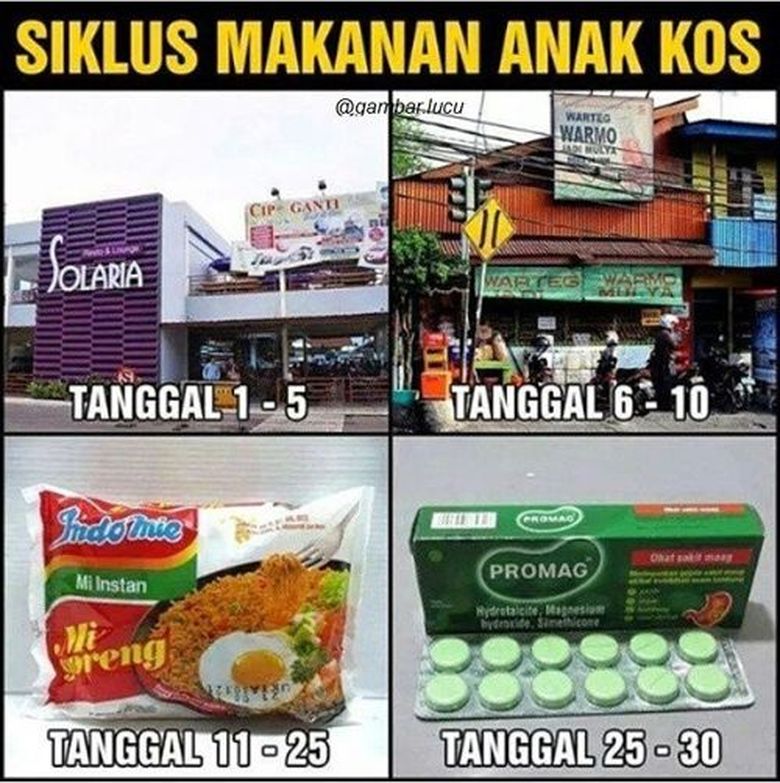 10 Meme Makanan Anak Kost yang Menyedihkan Tapi Bikin Ngakak - Foto 4