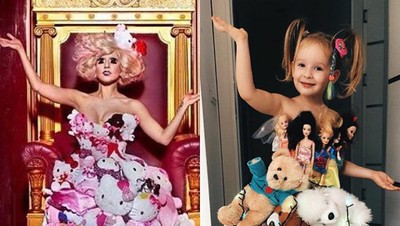 Gemas Deh, Gadis Cilik Ini Pakai Gaun DIY Persis Seleb Hollywood