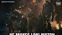 Loki pun memberikan Tesseract kepada Thanos sebagai pergantian nyawa dengan Thor. Foto: dok Instagram